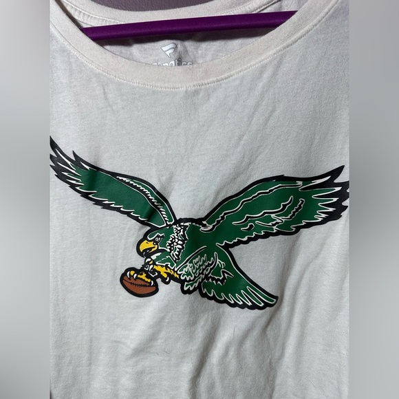 Fanatics Eagles Cream long sleeved Shirt - Picture 4 of 5